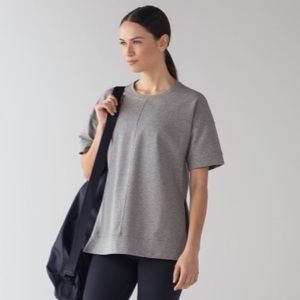 Lululemon Cut Above Tee Heathered Medium Grey